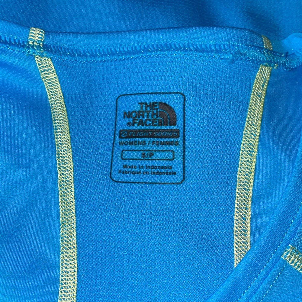 The North Face Women’s Bright Blue Rash Guard tank top.  Size S/P. - Picture 3 of 7